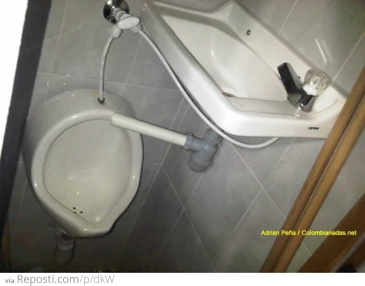 Bathroom Plumbing - Colombian Style