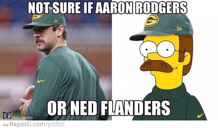 Aaron Rodgers or Ned Flanders