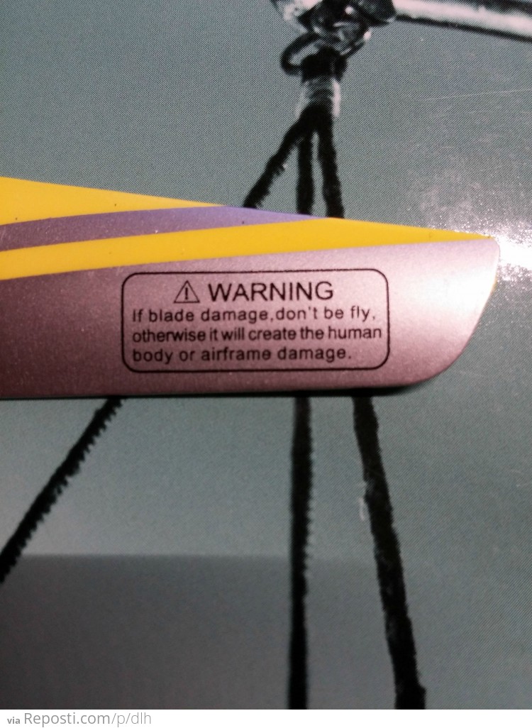 Chinese Warning