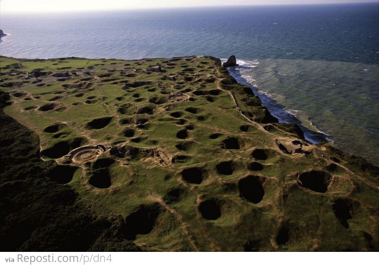 The Bombardment Pointe du Hoc