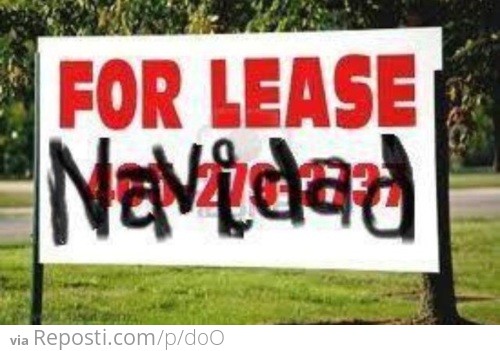 For Lease Navidad