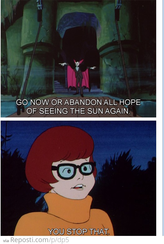 Velma Doesn't Buy Your Vampire Bullshit