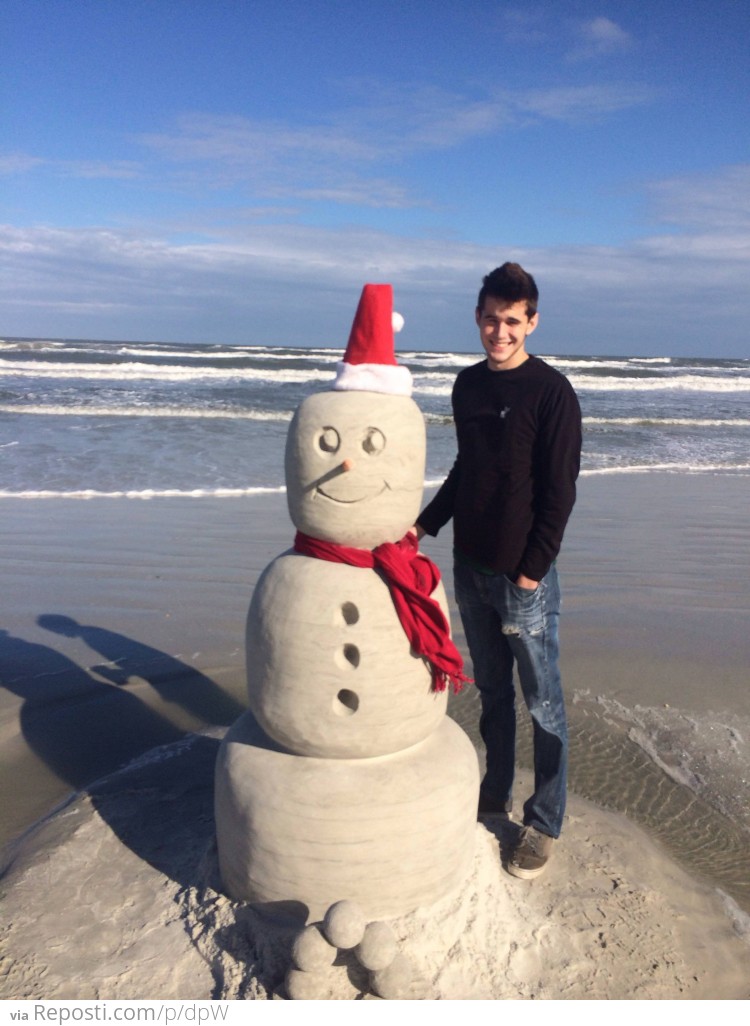 Florida Snowman