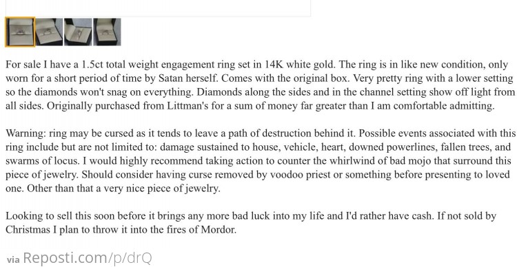 Ring For Sale