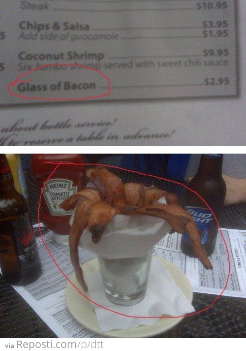 Glass Of Bacon?