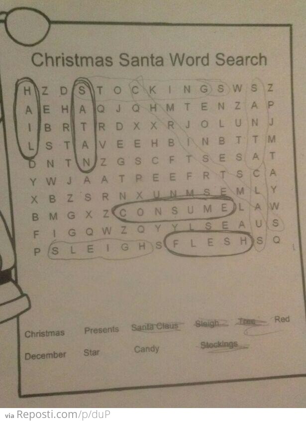 Christmas Word Search