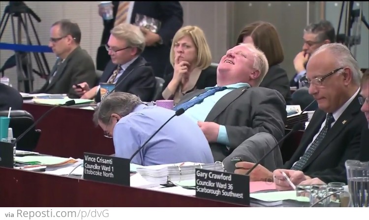 Mayor Rob Ford At The City Council