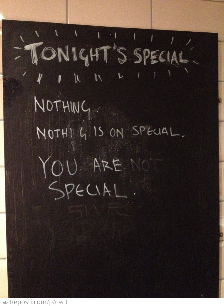 Tonight's Special