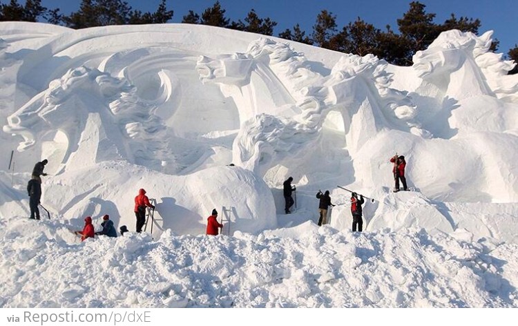 Snow Sculpture