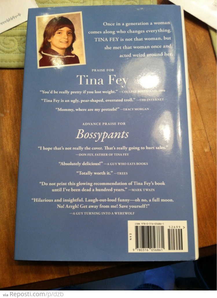 Reviews For Tina Fey's Book: Bossypants