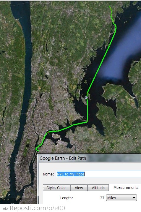 Back in September 2012 a friend and I kayaked from NYC to my place in Connecticut.