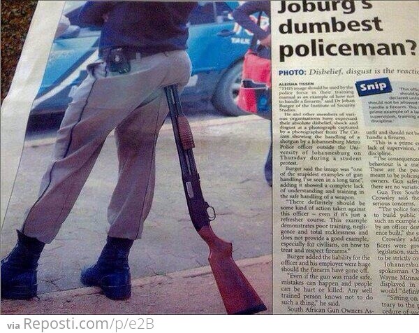 Correction: World's Dumbest Policeman
