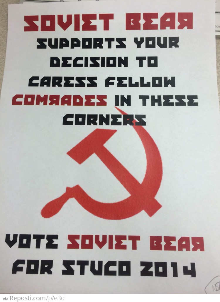 This sign will be going up next to the most frequented caressing stations.