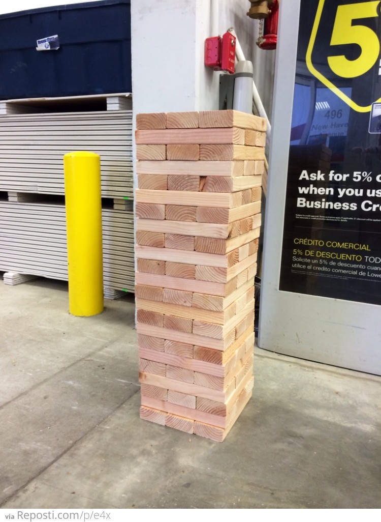 2x4 Jenga