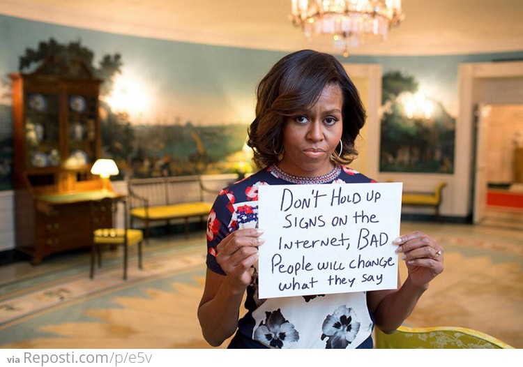 PSA from the first lady