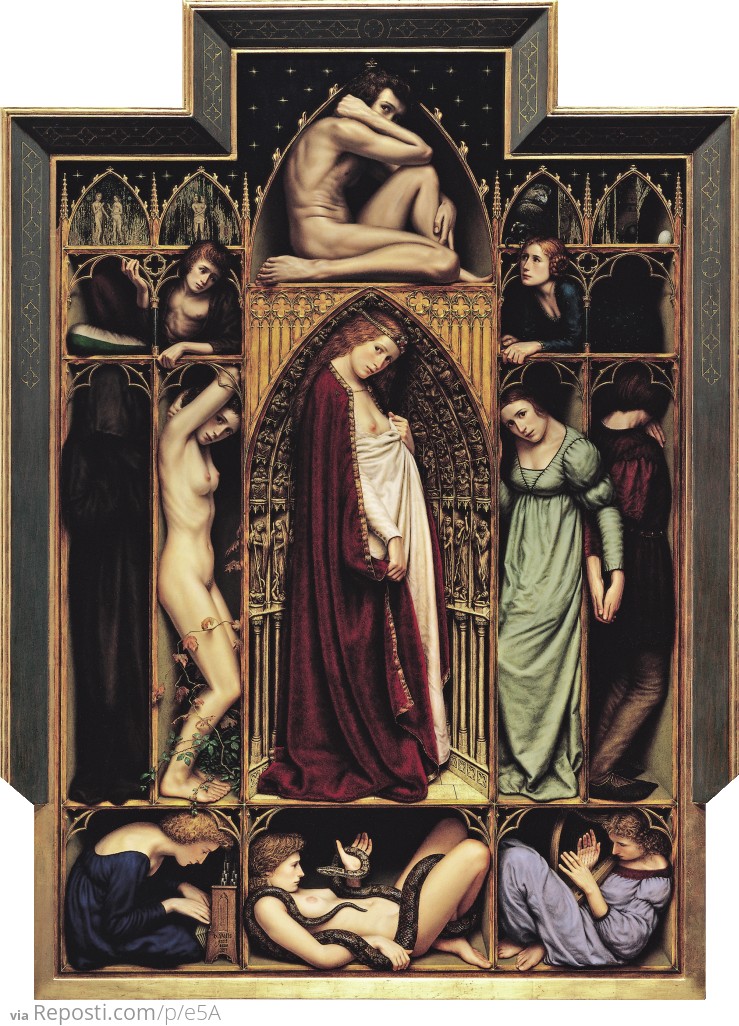 ###GRAVID ALTARPIECE
Oil / wood
180 x 122 cm.
1991
