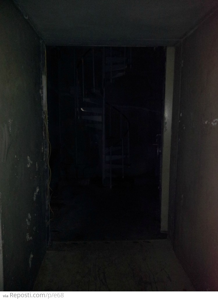 ###Out the door
Looking back out of the door.