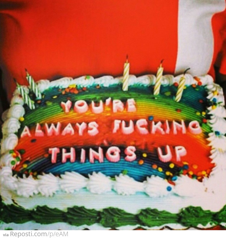 Mom made me a cake