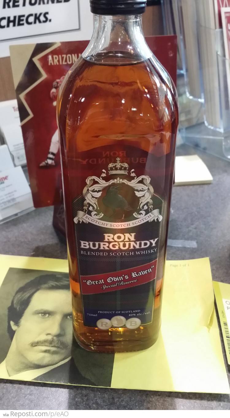 Ron Burgundy Scotch