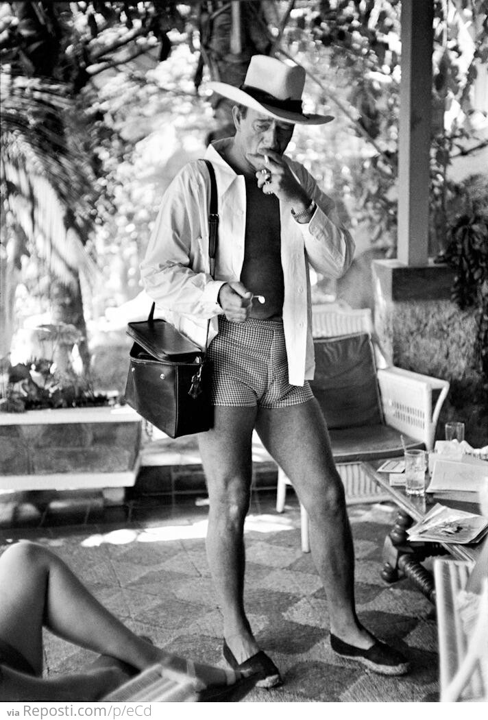 John Wayne on vacation