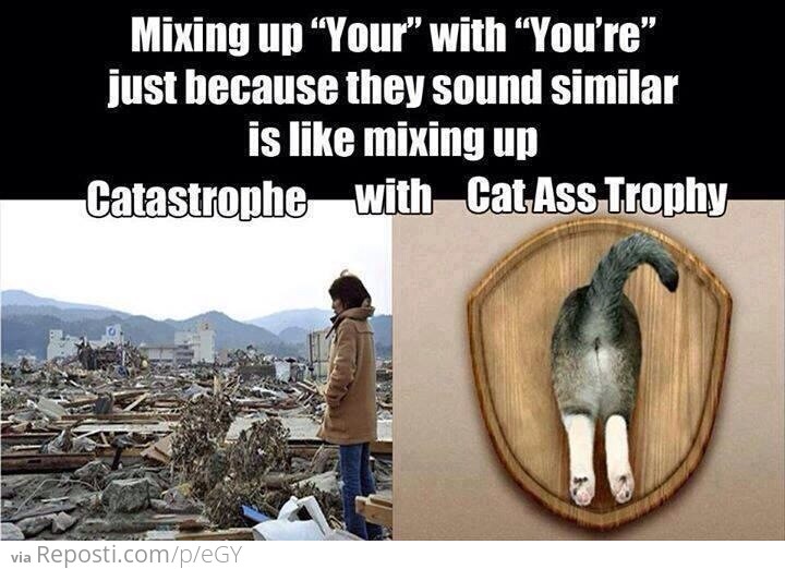 Mixing Up "Your" with You're"