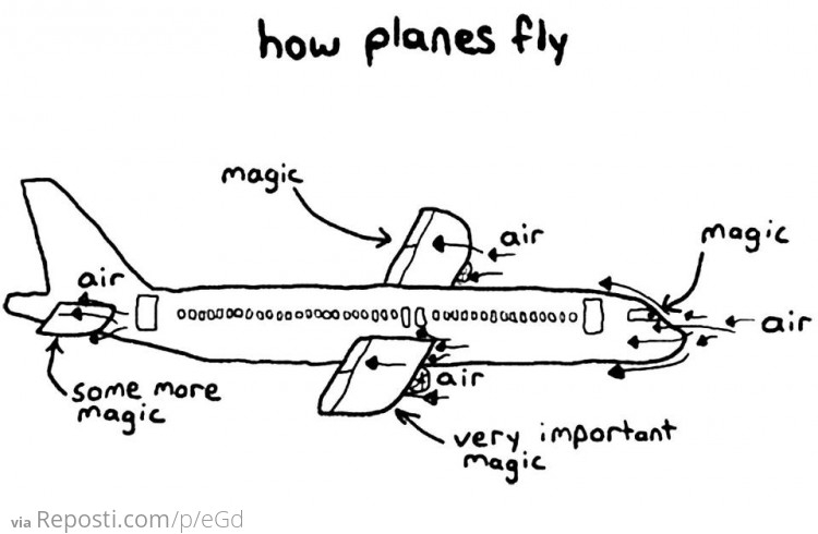 how planes fly