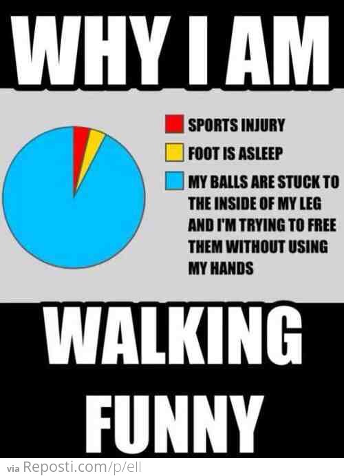 Why I walk funny