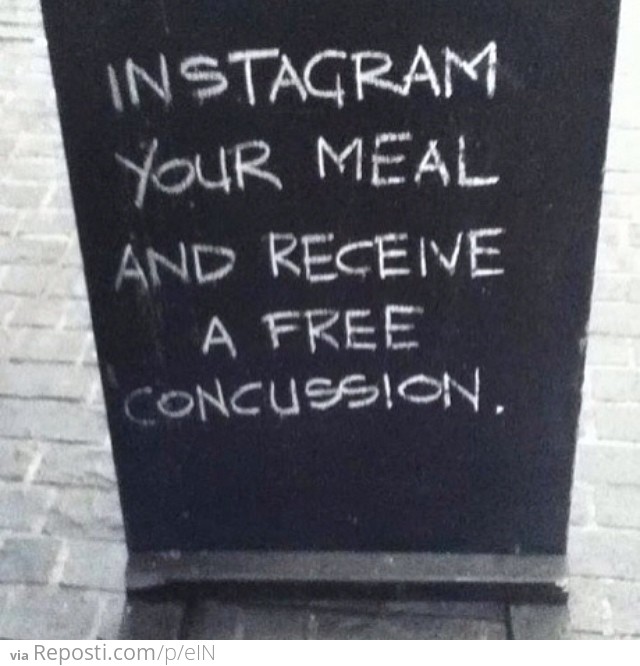 Instagram your meal