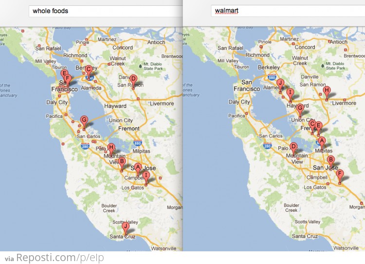 How to tell where the rich people live in the SF Bay Area