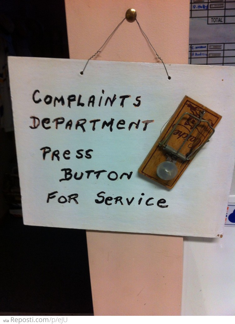 Complaints Department