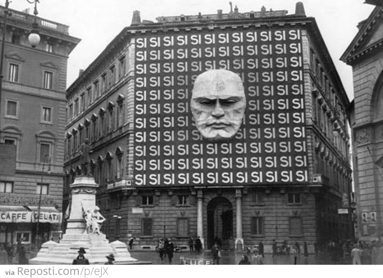 The headquarters of Benito Mussolini and the Italian Fascist Party