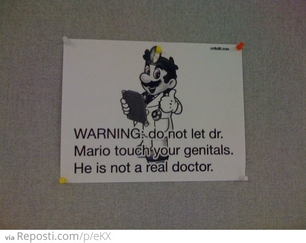 It's a me, Dr. Mario!