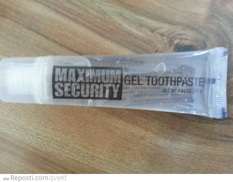 Prison Toothpaste