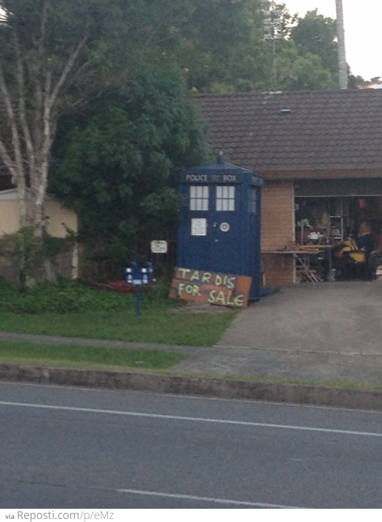 The Doctor has fallen on hard times