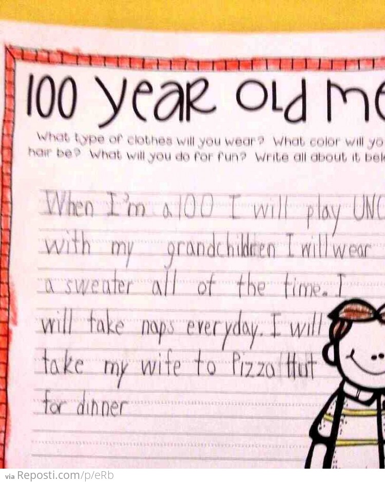 This kid has life figured out