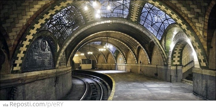 Abandoned City Hall Subway Station NYC