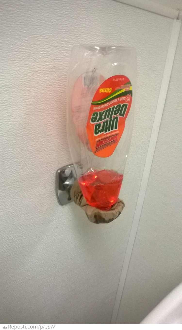 Dollar Store Soap Dispenser