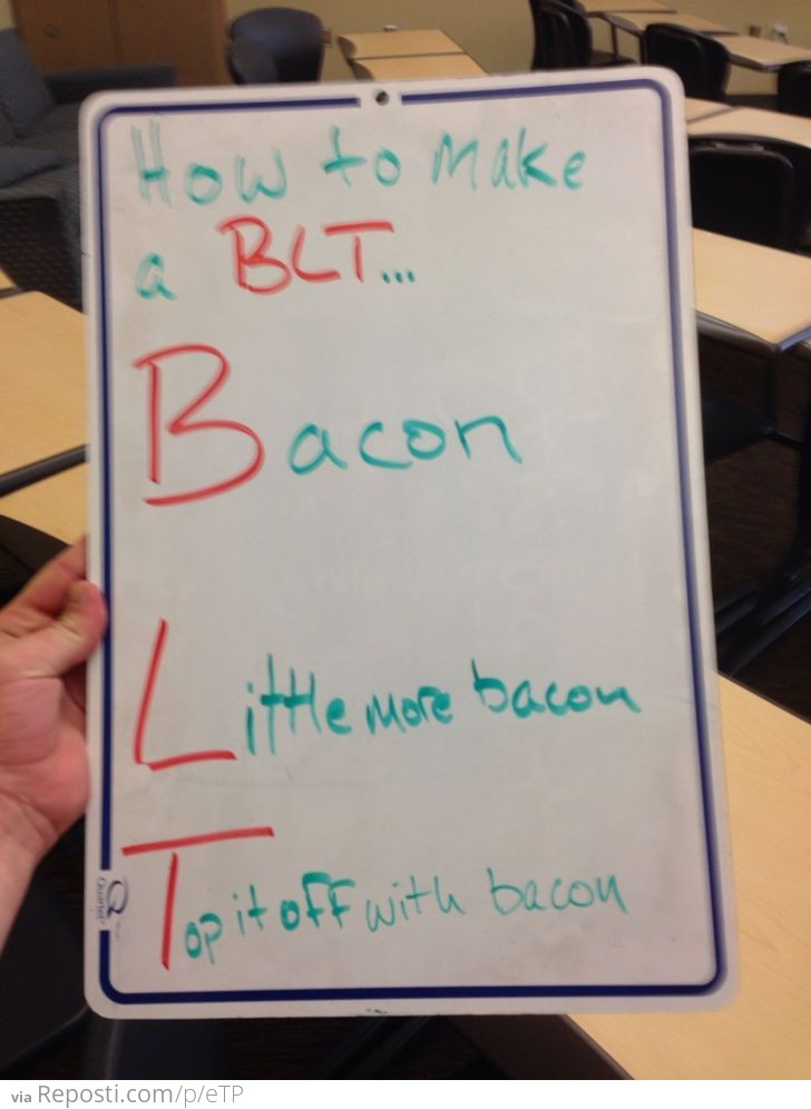 How to make a BLT