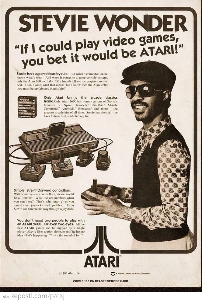 Stevie Wonder Chooses Atari