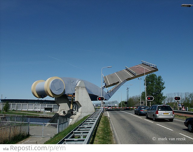 Drawbridge in the Netherlands