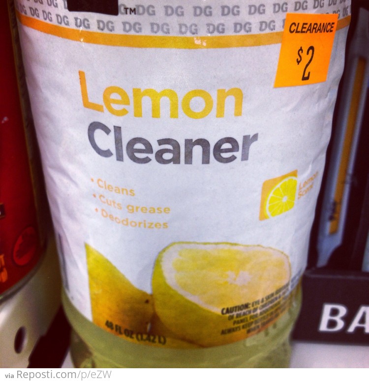 Finally, a good way to clean my lemons!