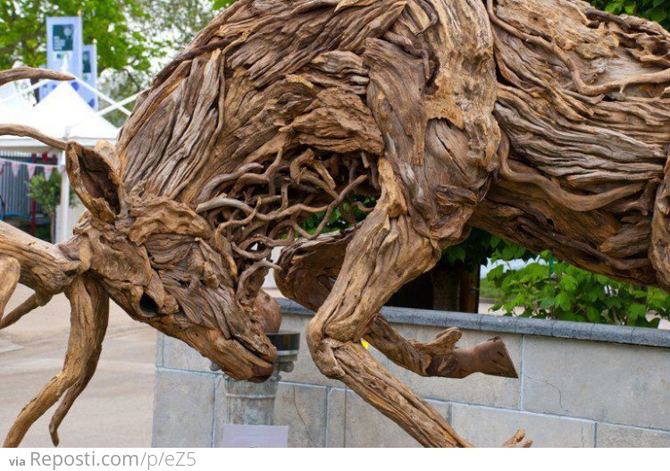 Driftwood Stag