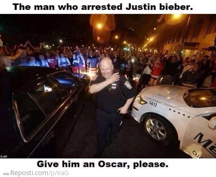 This is the dude that arrested Justin Bieber