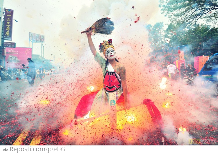 Traditional Parade in Taiwan