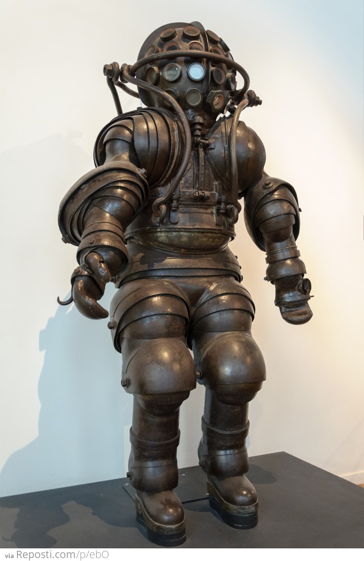 Atmospheric Diving Suit from 1882