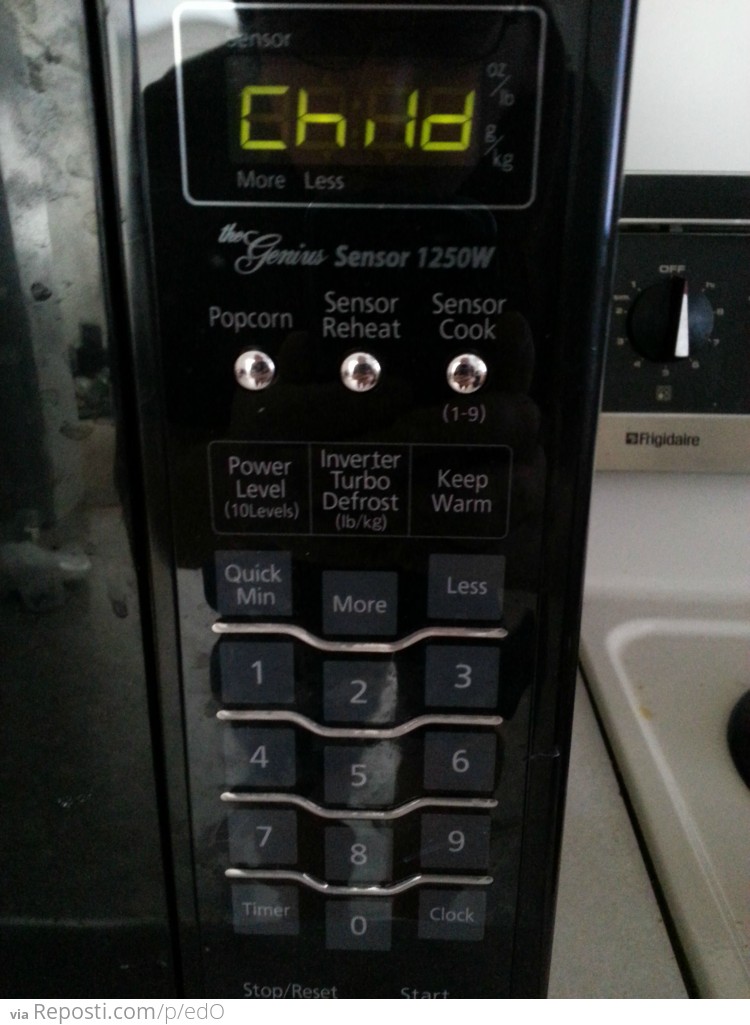 My microwave is demanding a sacrifice