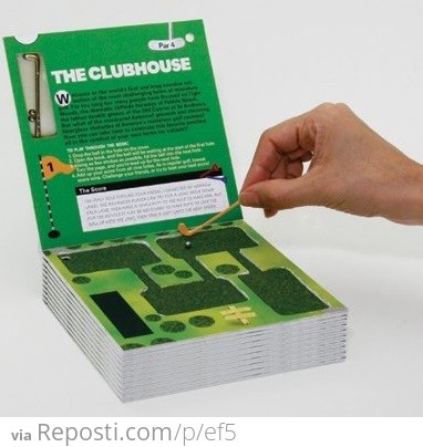 Mini Putting Book