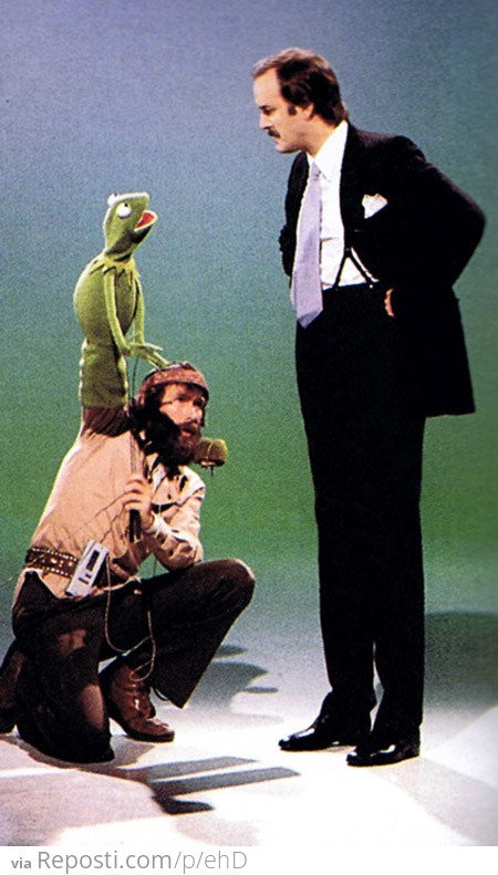 Kermit and John Cleese