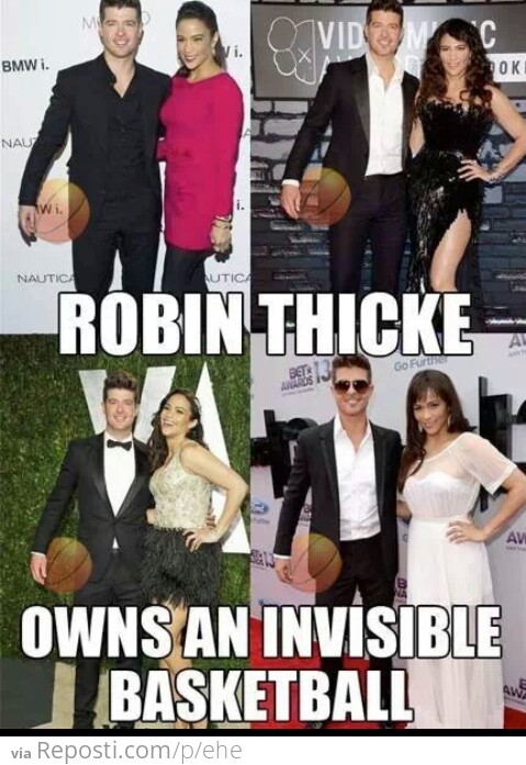 Theres a reason Robin Thicke has his arms like a Ken doll