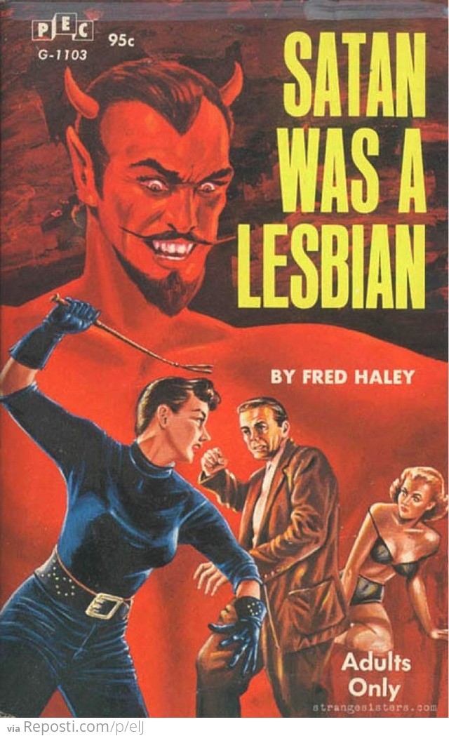 Early '60s pulp book cover